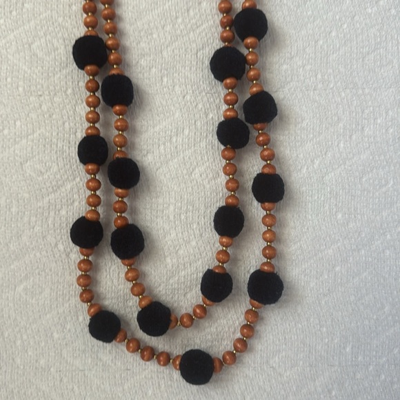 J Crew 27” Pom Pom Necklace - Picture 2 of 3